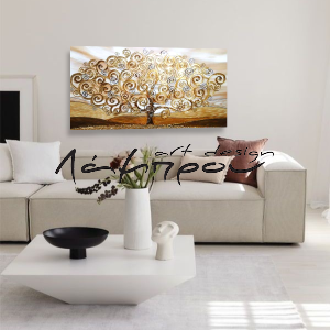 HM0003 - Πίνακας δέντρο Κλιμτ χρυσό (ΑΚΟΛΟΥΘΕΙ ΒΙΝΤΕΟ)